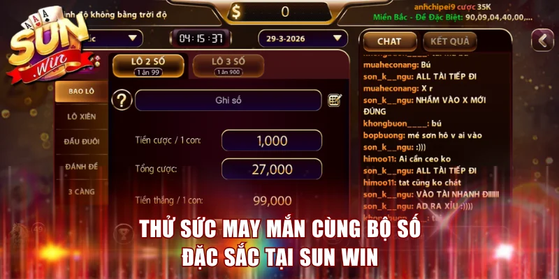Sun Win Taixin88 - Nhà Cái Cá Cược - Sẵn Sàng Bùng Nổ Mọi Trải Nghiệm 12 Thử sức may mắn cùng bộ số đặc sắc tại Sun Win